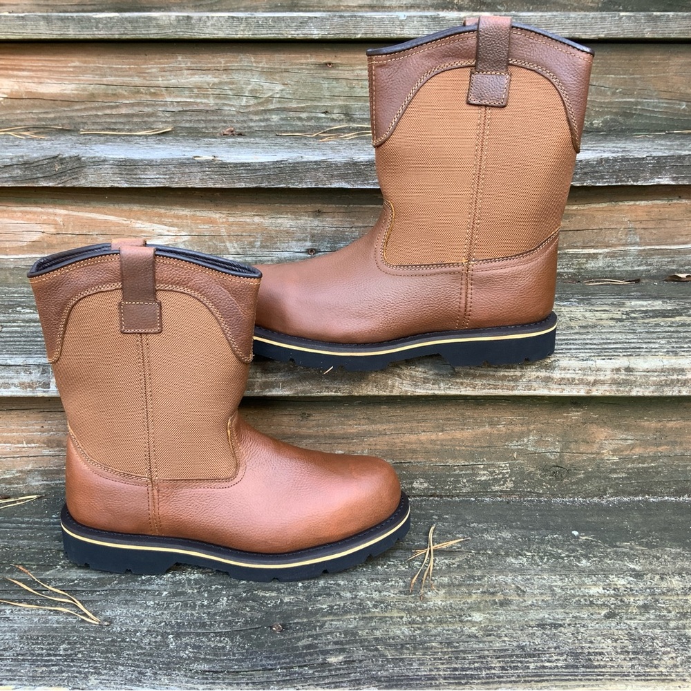 EUC BRAHMA STEEL TOE BOOTS. - Picture 3 of 16